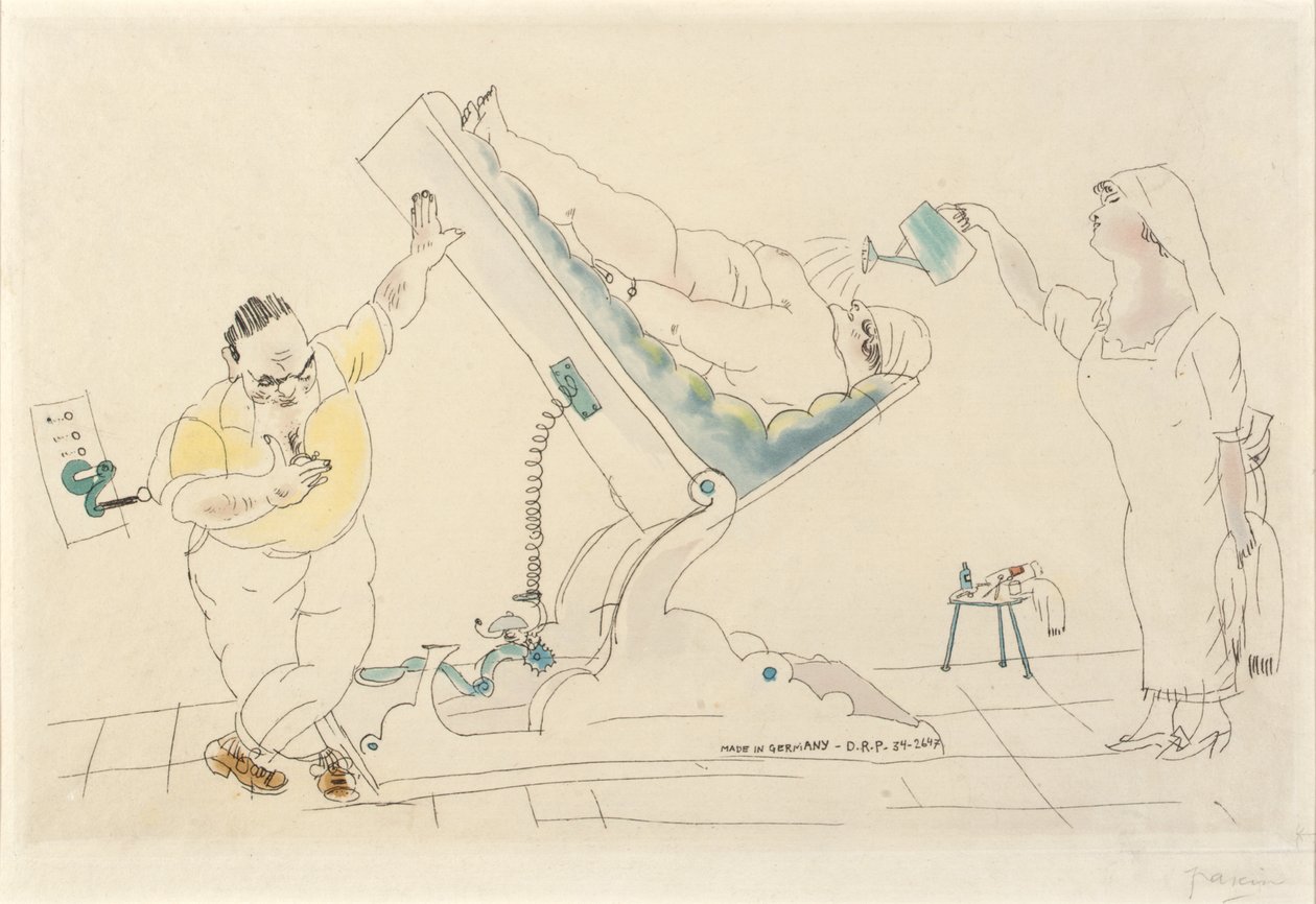 Salone di bellezza... "risparmiando" da Jules Pascin