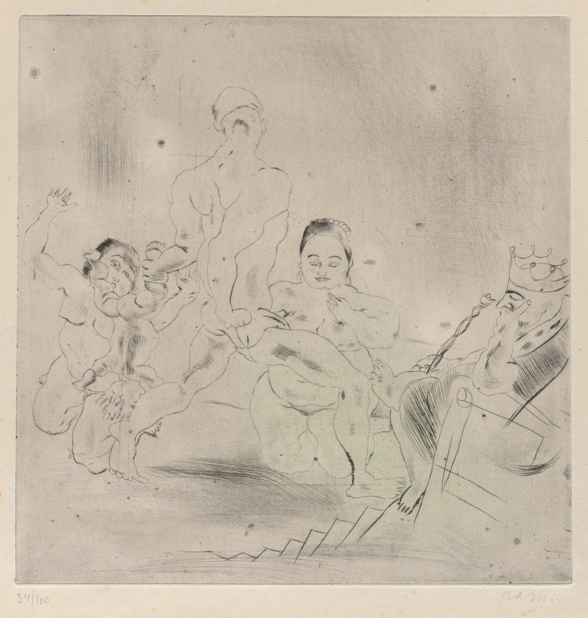 Il giudizio di Salomone da Jules Pascin