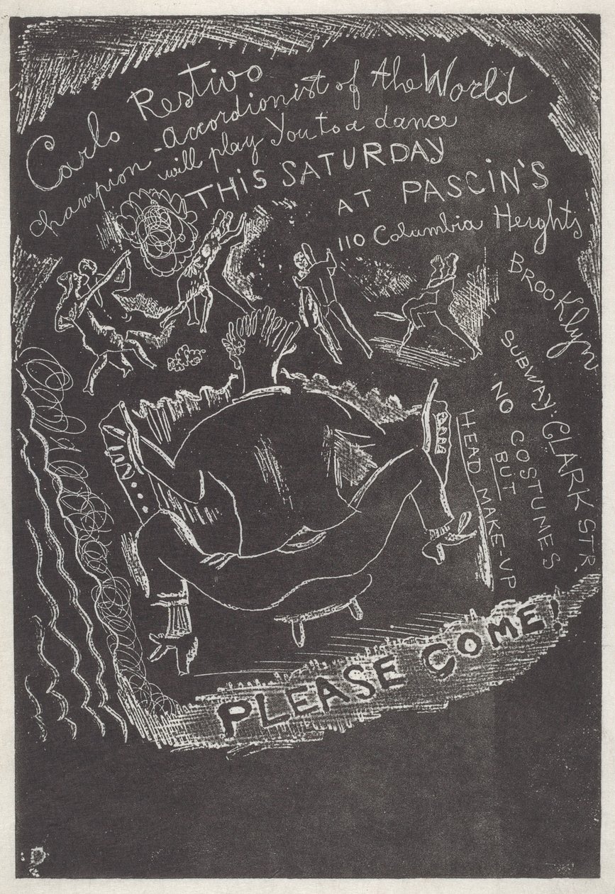Senza titolo (Invito alla festa da Jules Pascin) da Jules Pascin