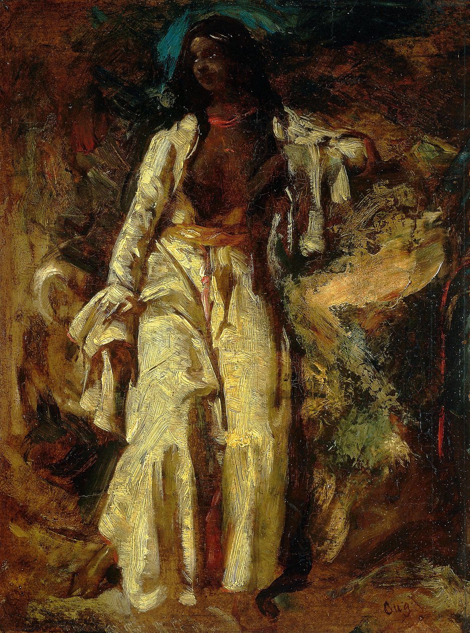 Donna nubiana da Jules Robert Auguste