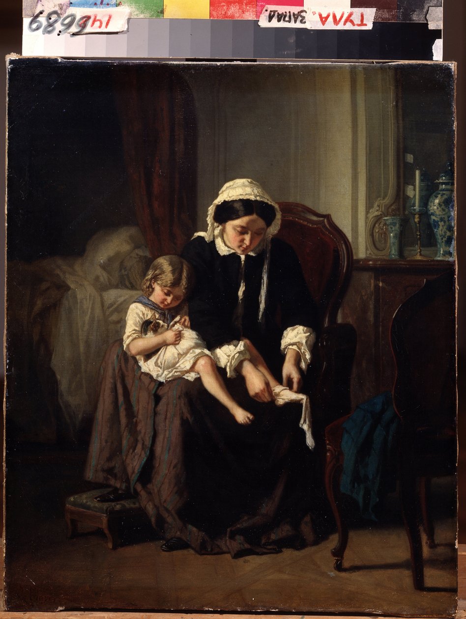 La toilette del mattino da Jules Treyer