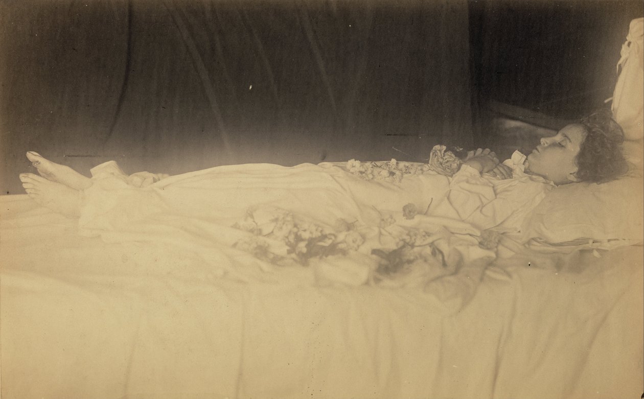 (Studio di un bambino morto) da Julia Margaret Cameron