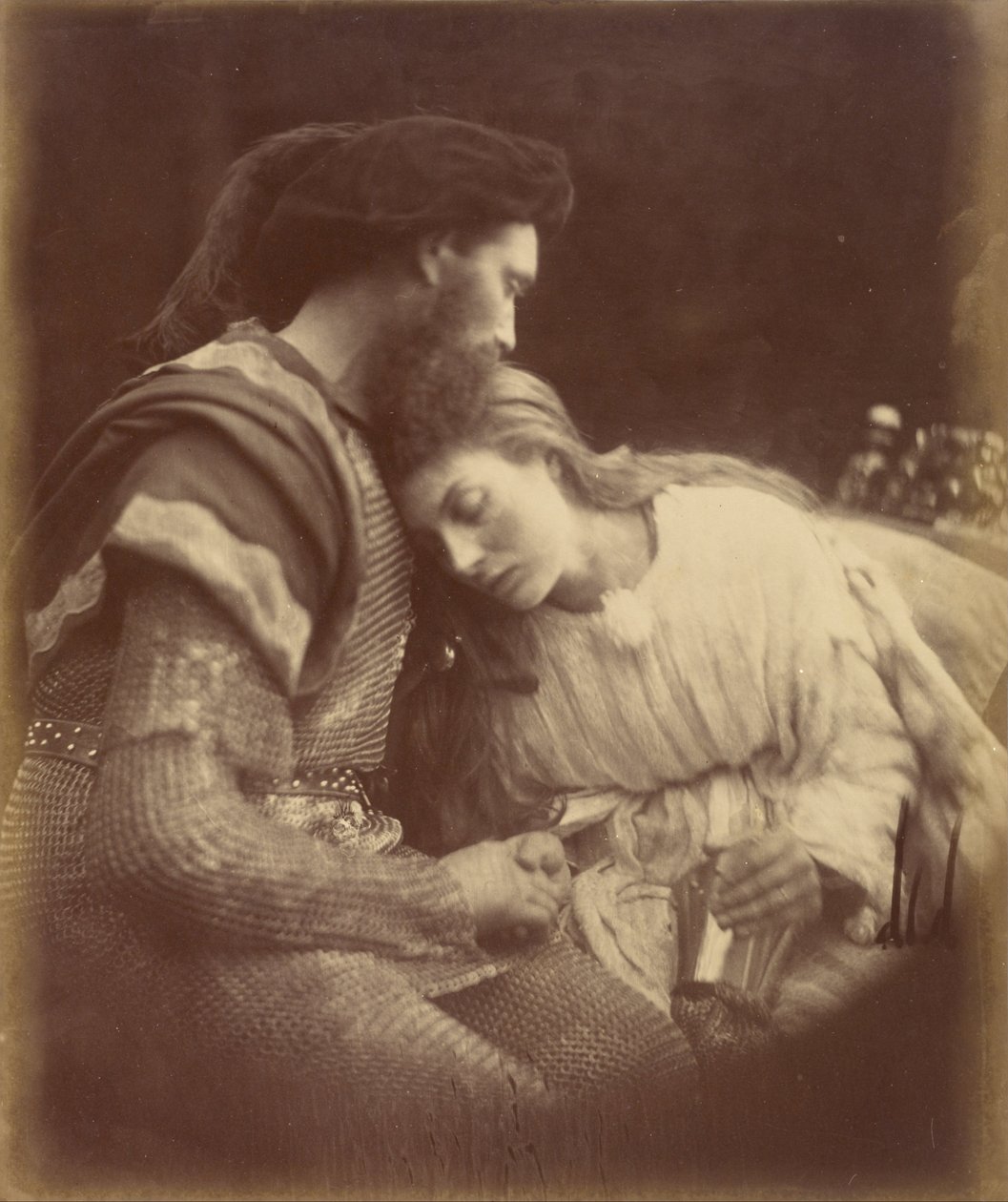 La separazione di Sir Lancillotto e la regina Ginevra da Julia Margaret Cameron