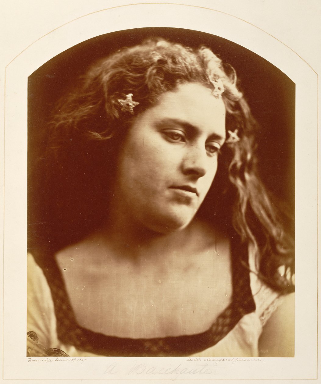 [Una baccante] da Julia Margaret Cameron