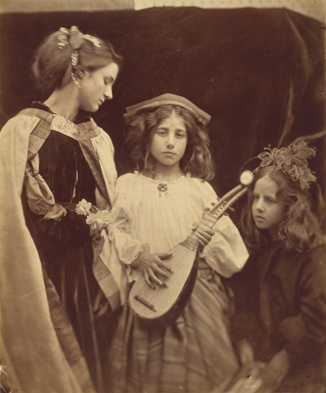 Un gruppo di menestrelli da Julia Margaret Cameron
