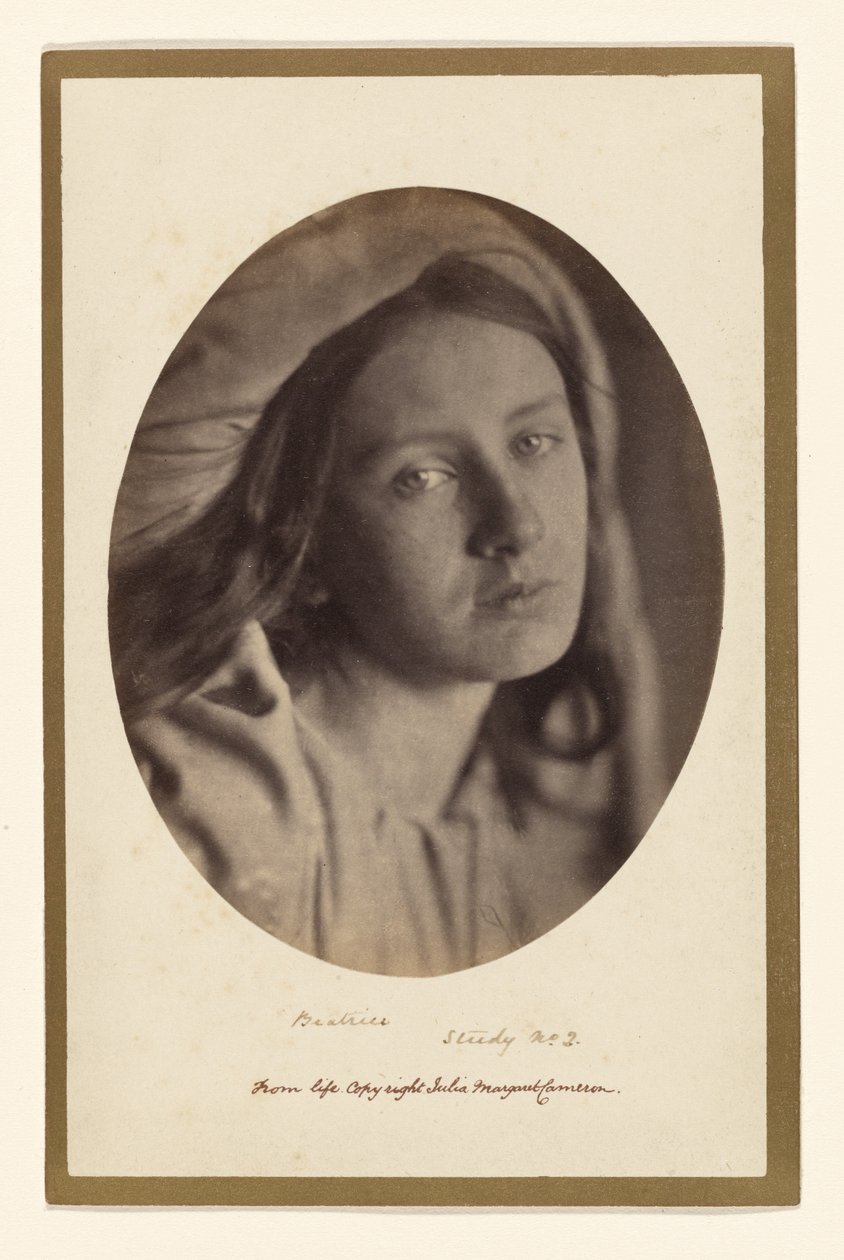 Beatrice, studio n. 2 da Julia Margaret Cameron