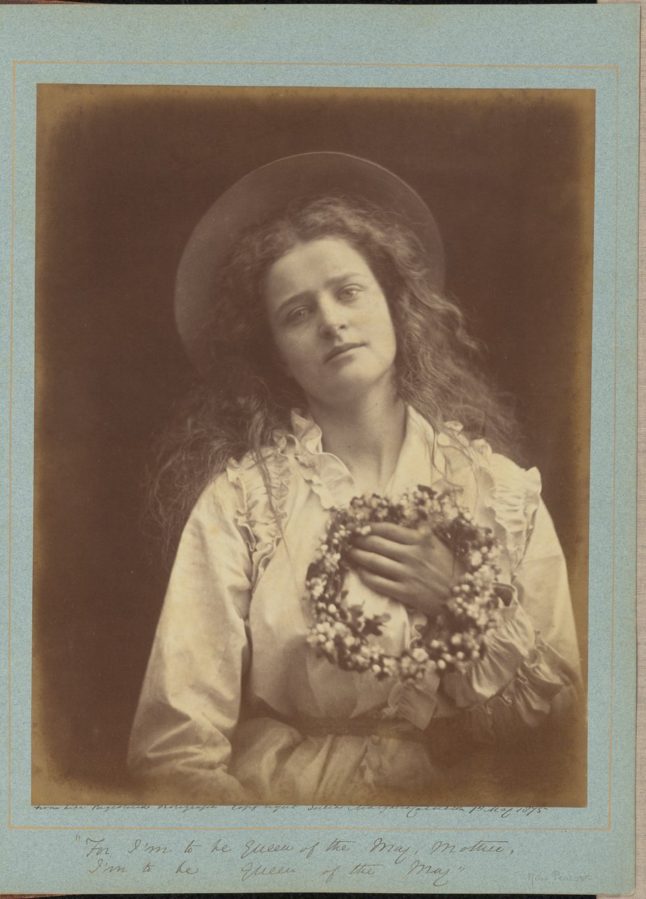 "Perché sarò la Regina di Maggio, mamma, sarò la Regina di Maggio" da Julia Margaret Cameron