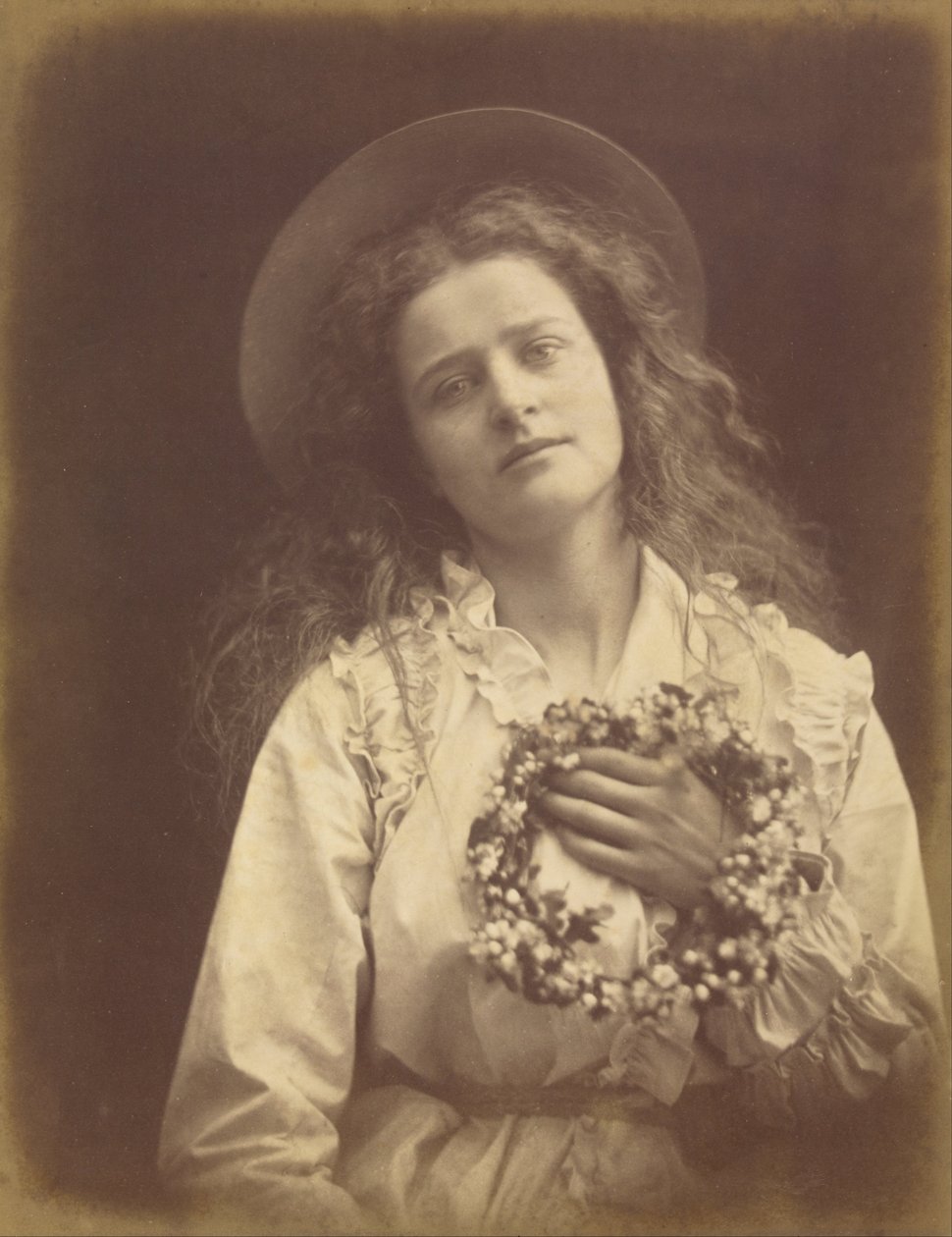 Perché devo essere Regina di Maggio, Madre, devo essere Regina di Maggio da Julia Margaret Cameron