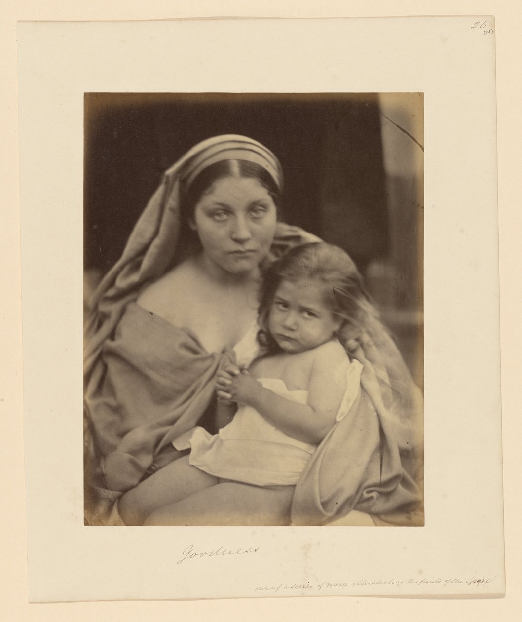 Bontà da Julia Margaret Cameron