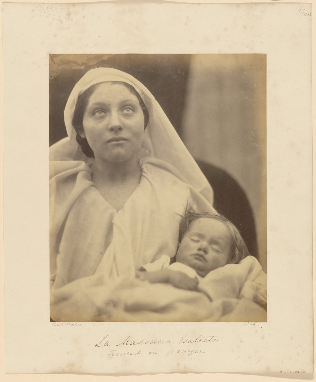 La Madonna Esaltata da Julia Margaret Cameron