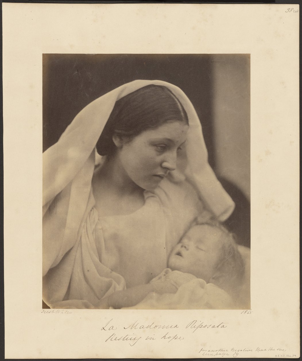 La Madonna Riposata da Julia Margaret Cameron