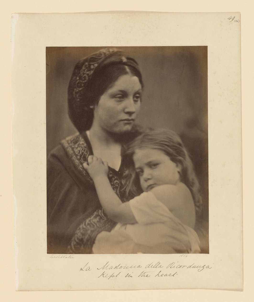 La Madonna della Ricordanza da Julia Margaret Cameron