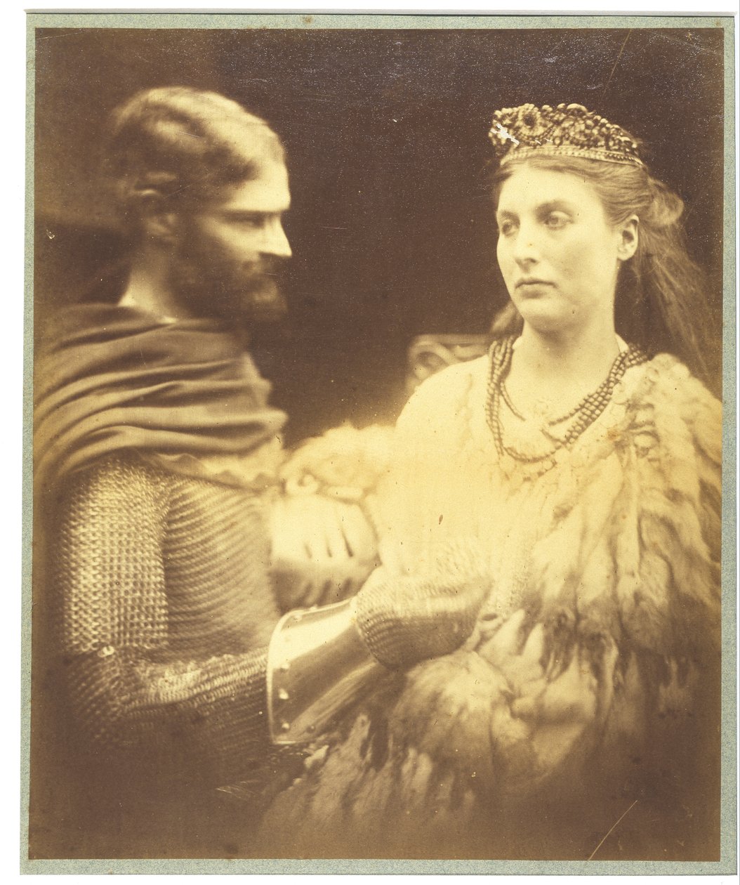 Lancillotto e Ginevra, c.1873 da Julia Margaret Cameron