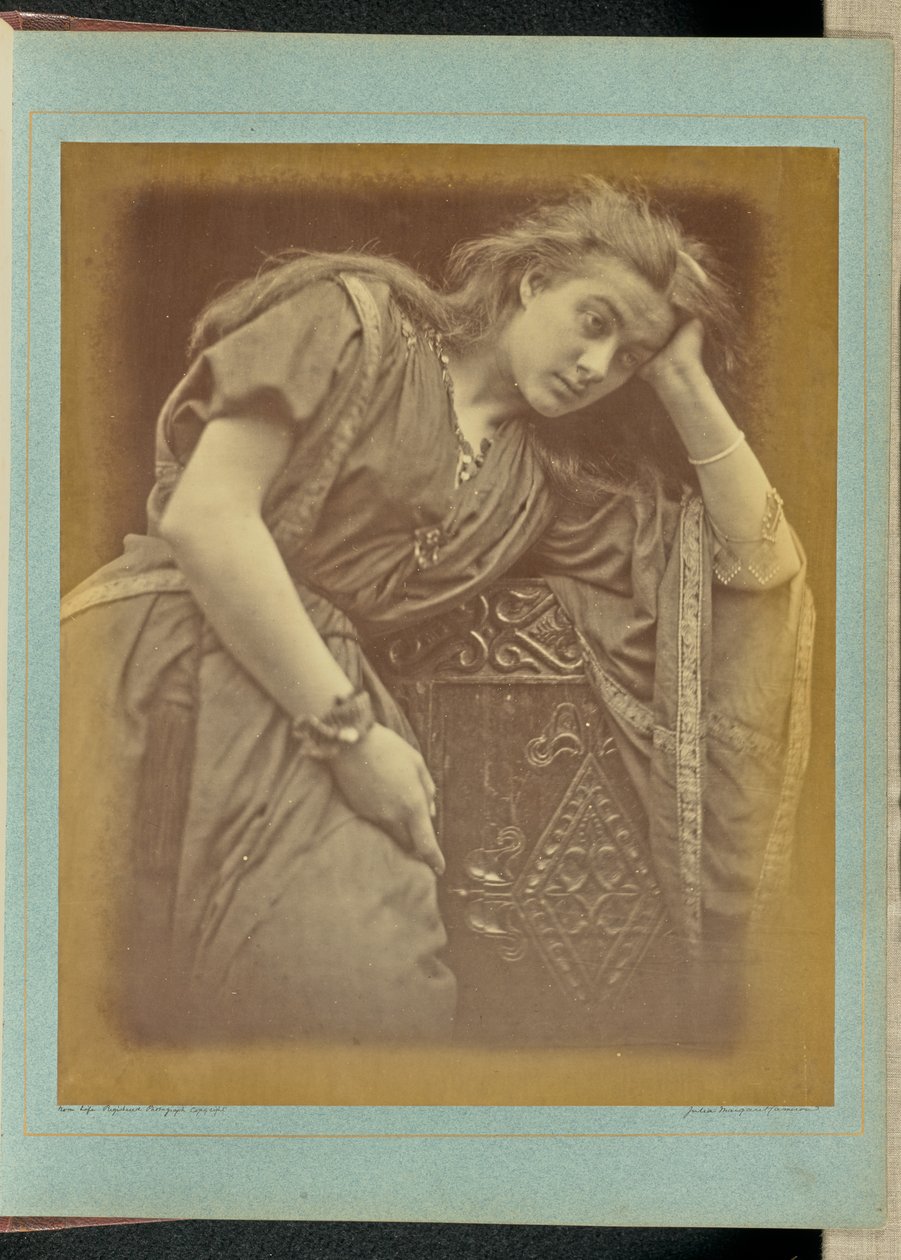 "Mariana - Ha detto che sono spaventoso e che vorrei essere morto". da Julia Margaret Cameron