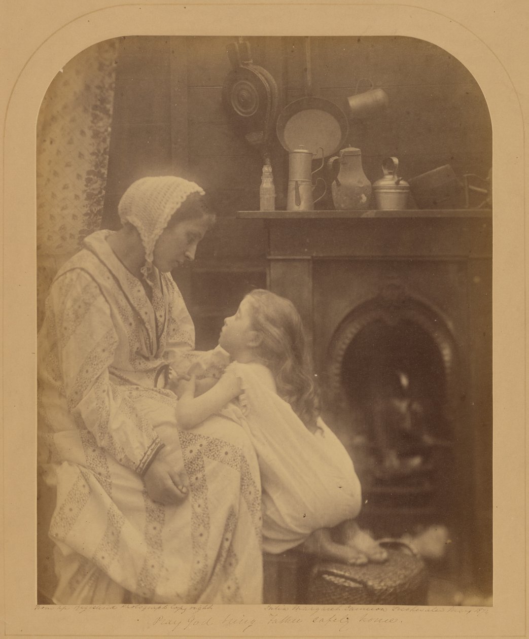 Prega Dio che riporti il padre a casa sano e salvo da Julia Margaret Cameron