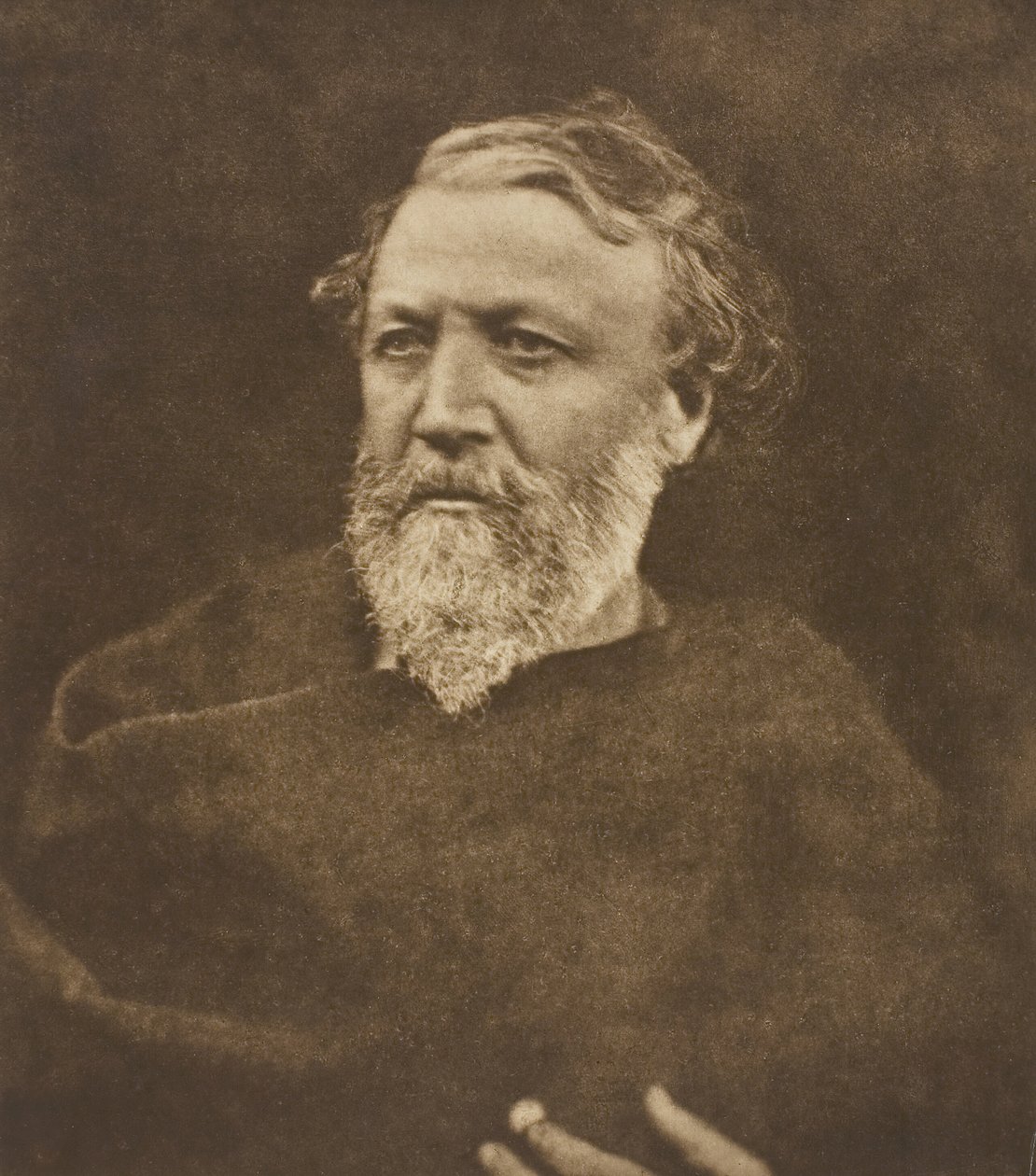 Robert Browning, 1865, stampato 1875 da Julia Margaret Cameron