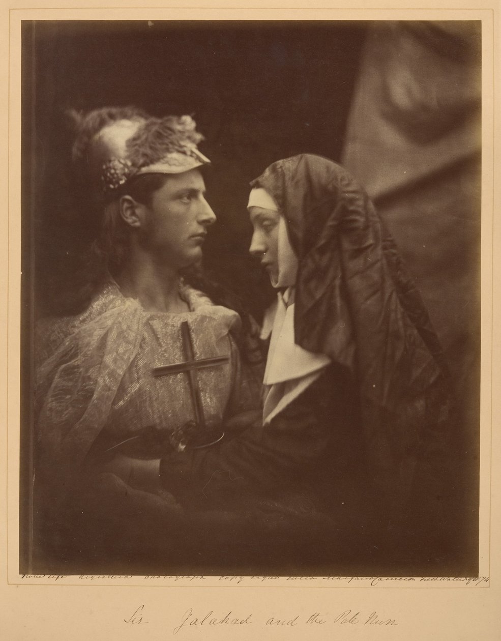 Sir Galahad e la pallida monaca da Julia Margaret Cameron
