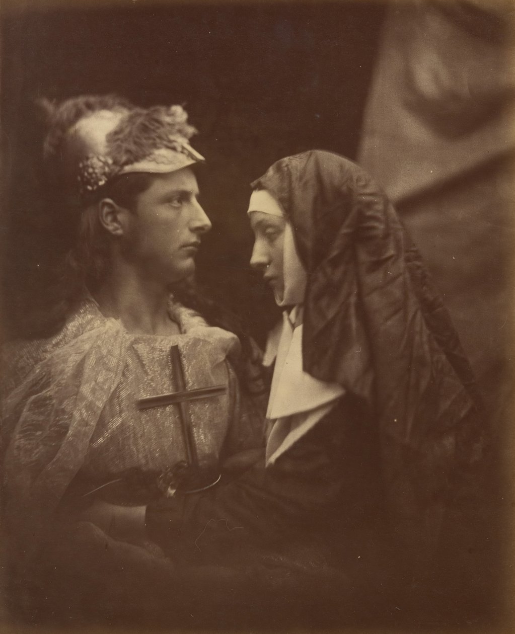 Sir Galahad e la suora pallida da Julia Margaret Cameron