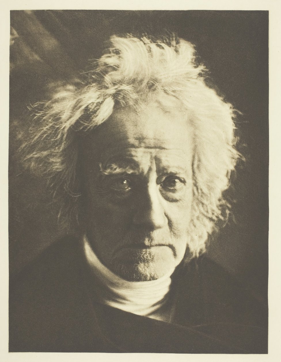 Sir John Herschel, 1867, stampato ottobre 1890 da Julia Margaret Cameron