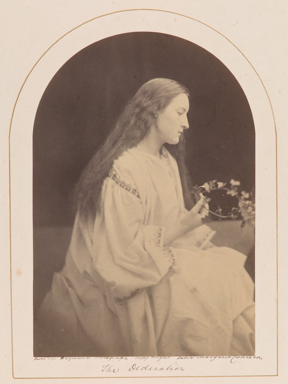 La dedica [Hattie Campbell] da Julia Margaret Cameron