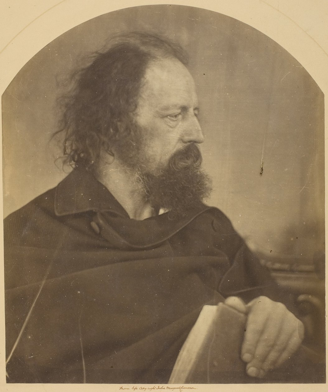 Il Monaco Sporco, Alfred Tennyson da Julia Margaret Cameron