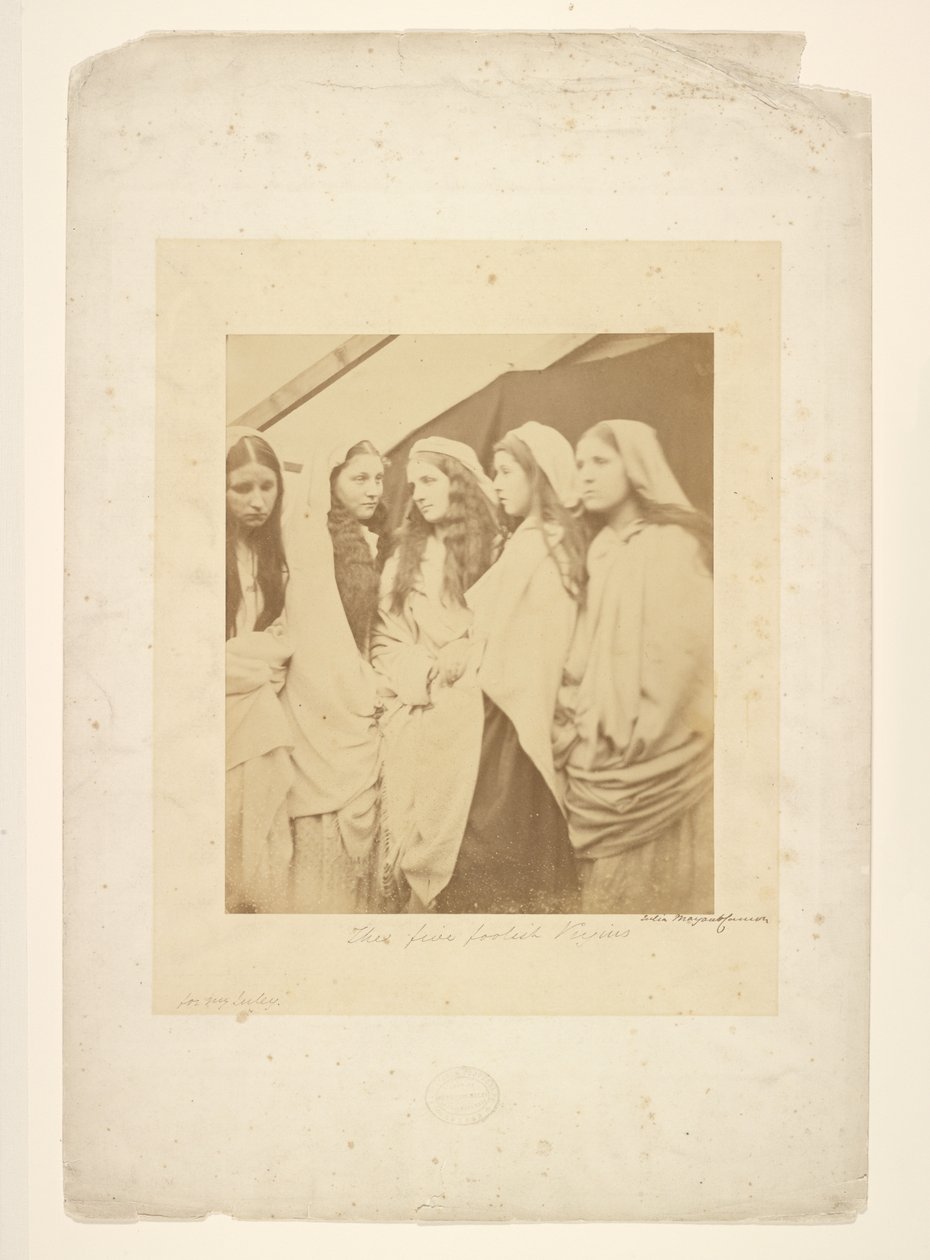 Le cinque vergini stolte da Julia Margaret Cameron