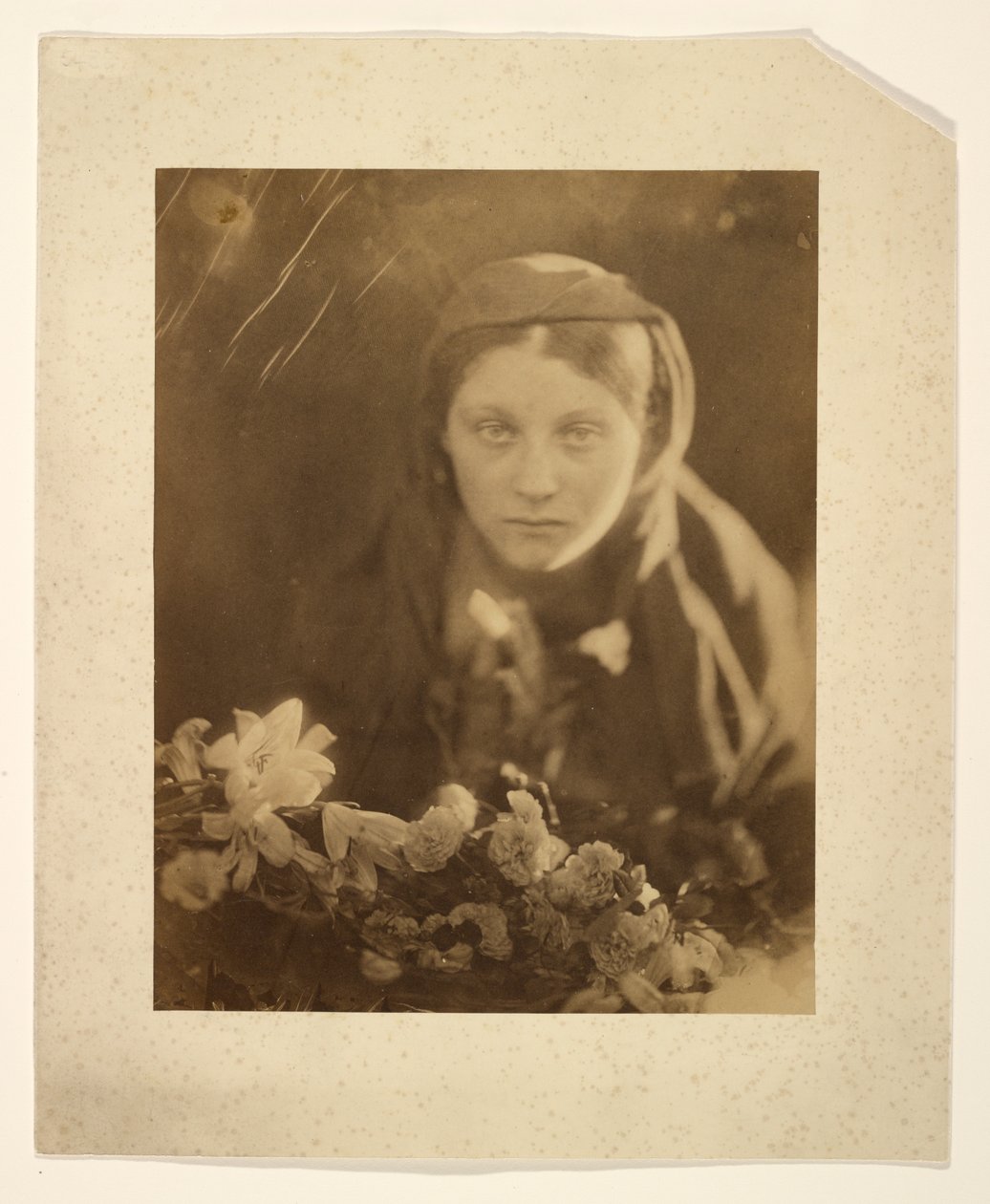 La ragazzina dei fiori da Julia Margaret Cameron