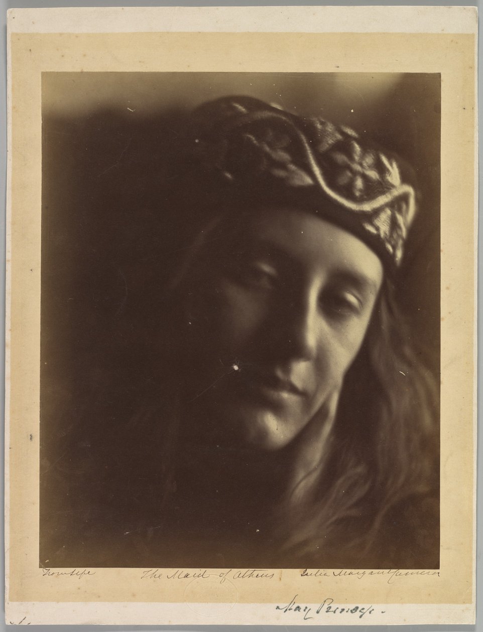La fanciulla di Atene (May Prinsep) da Julia Margaret Cameron