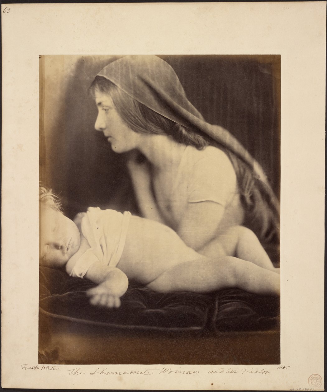 La sunammita e suo figlio morto da Julia Margaret Cameron