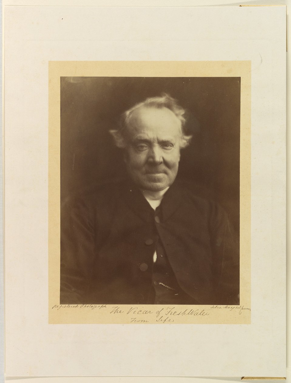Il vicario di Freshwater da Julia Margaret Cameron