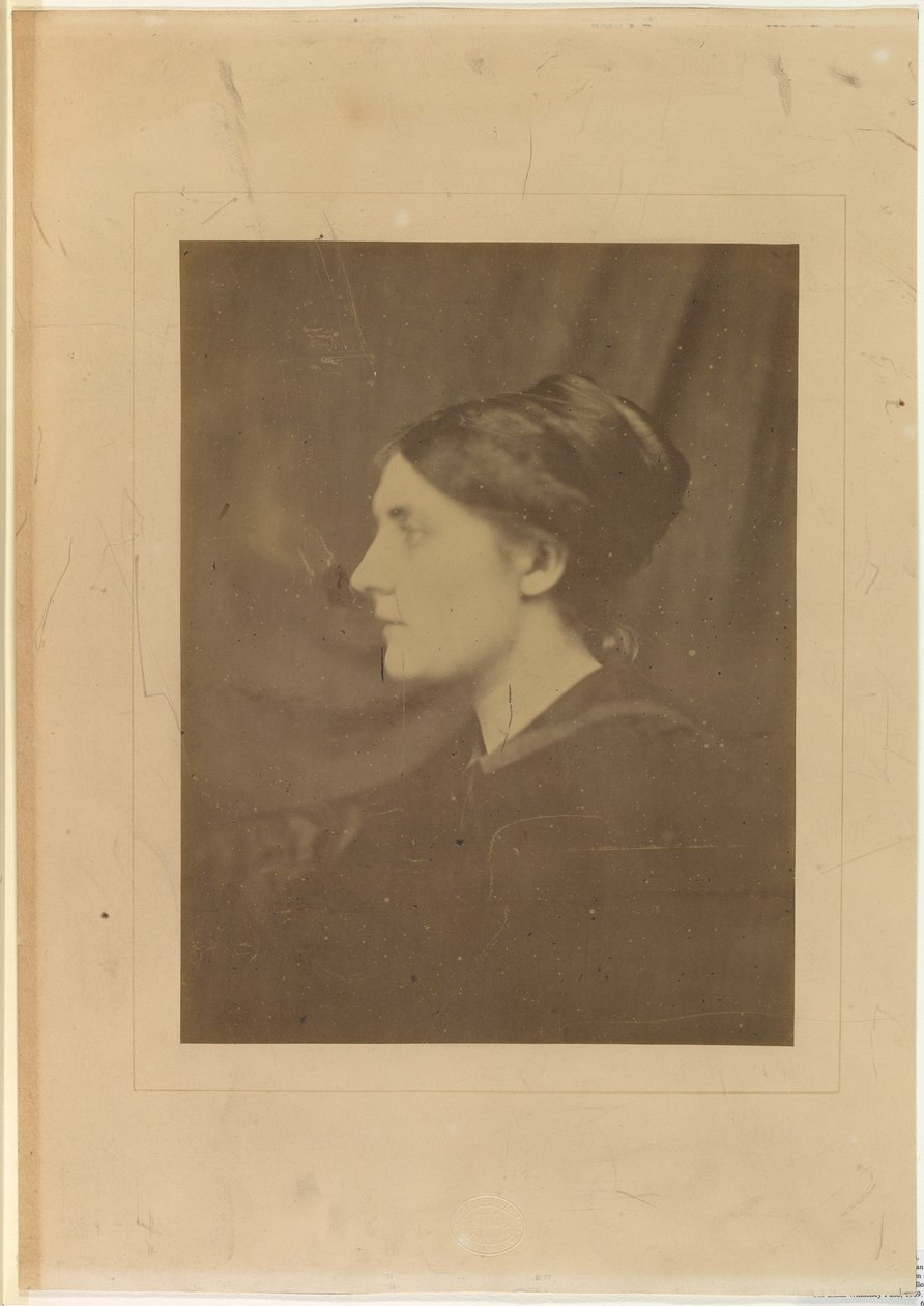 [Donna non identificata di profilo] da Julia Margaret Cameron