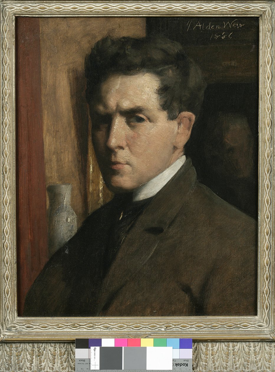 Autoritratto, 1886 da Julian Alden Weir