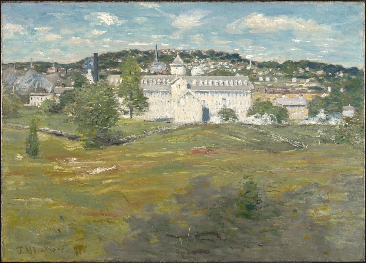 Fabbrica di fili di Willimantic, 1893 da Julian Alden Weir