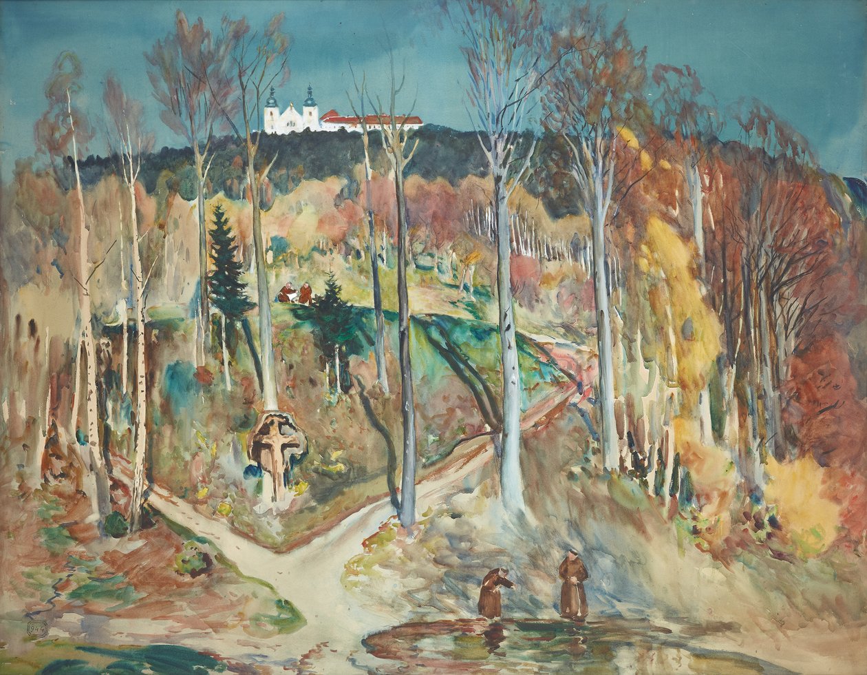 Giardino (pendio boscoso presso Maria Taferl nella Wachau) da Julian Falat