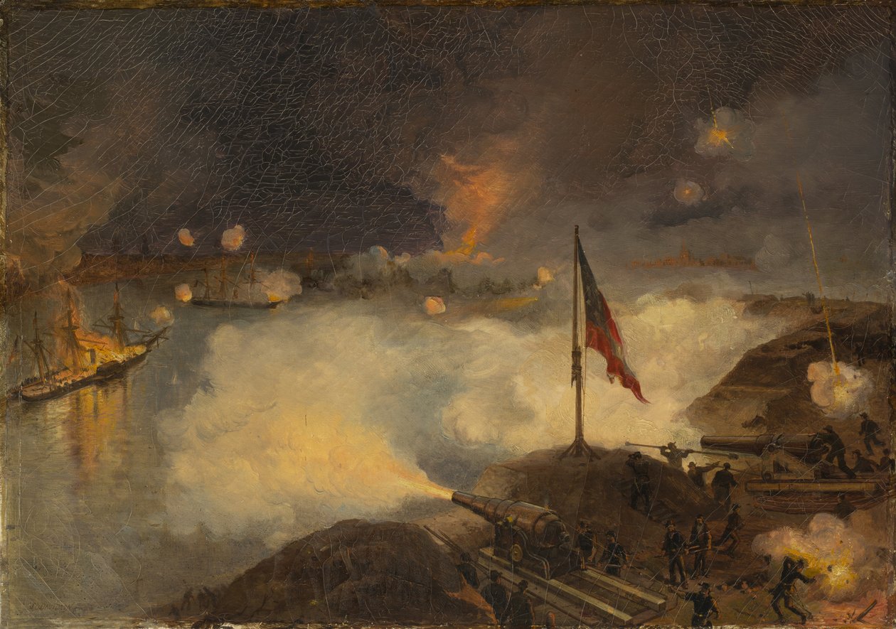 Battaglia di Port Hudson, La., 1863, 1886 da Julian Oliver Davidson