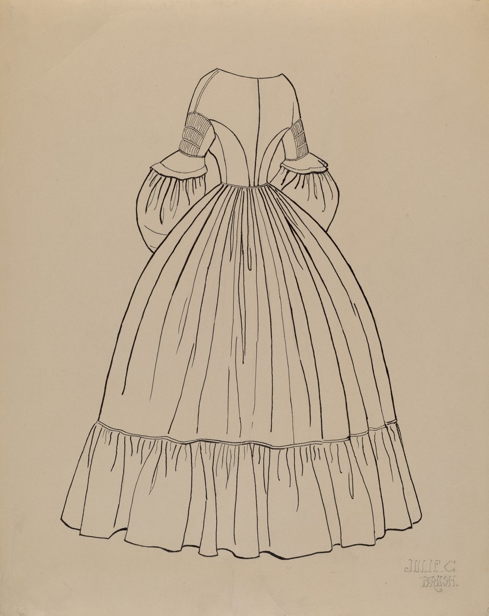 Vestito da Julie C. Brush