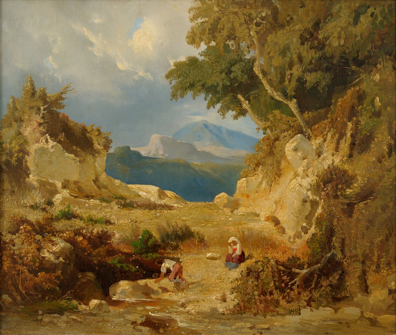 Paesaggio italiano da Julie Wilhelmine Hagen Schwarz
