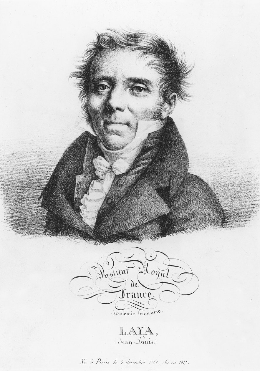 Ritratto di Jean-Louis Laya da Julien Leopold Boilly