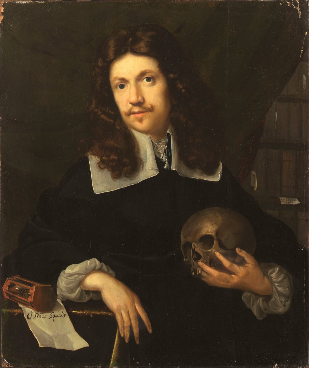 Ritratto vanitas di un gentiluomo da Julien Franciscus de Geest