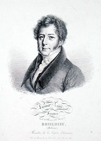 Francois Adrien Boieldieu, 1828 da Julien Leopold (after) Boilly
