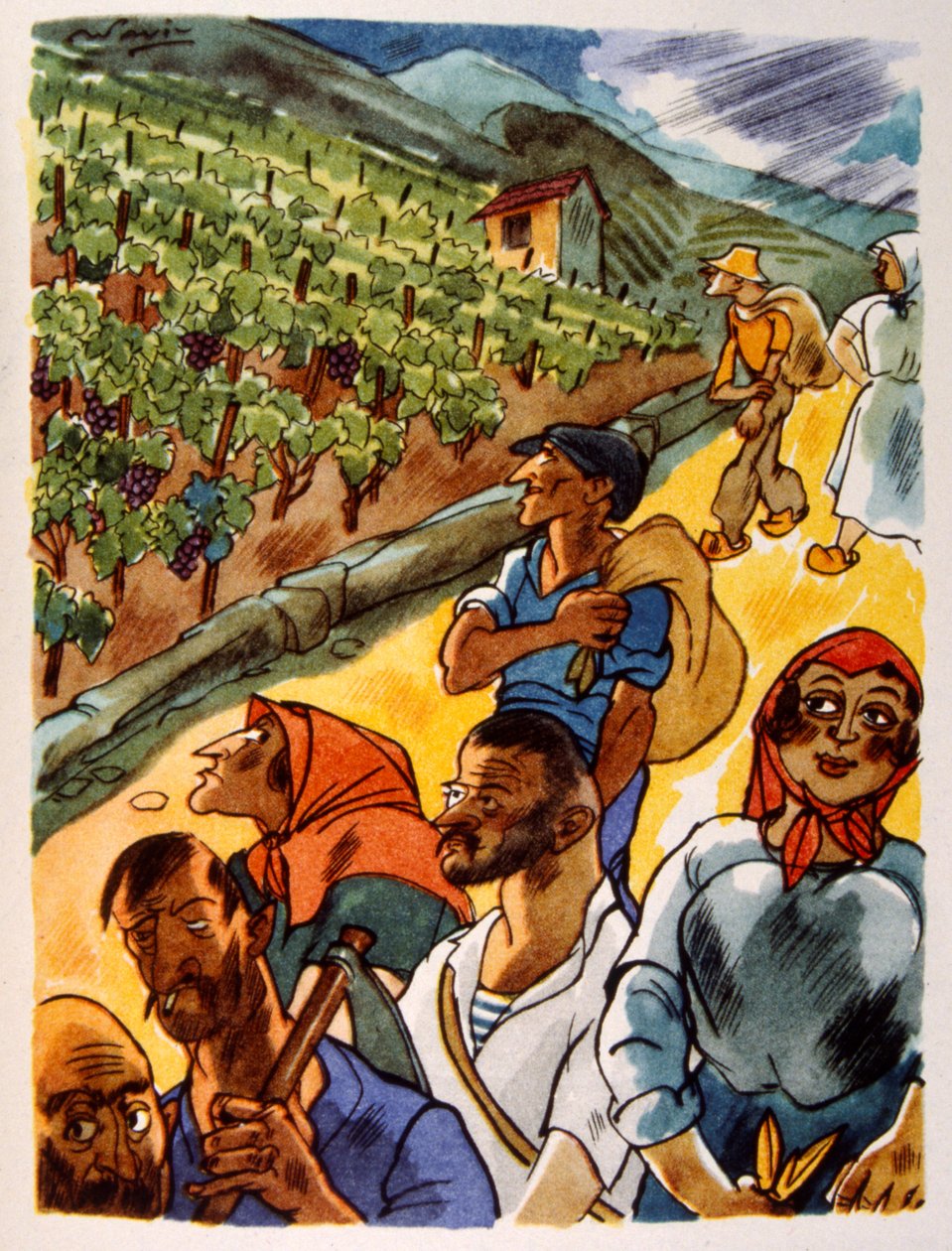 Vigneto francese 1944 da Julien Pavil