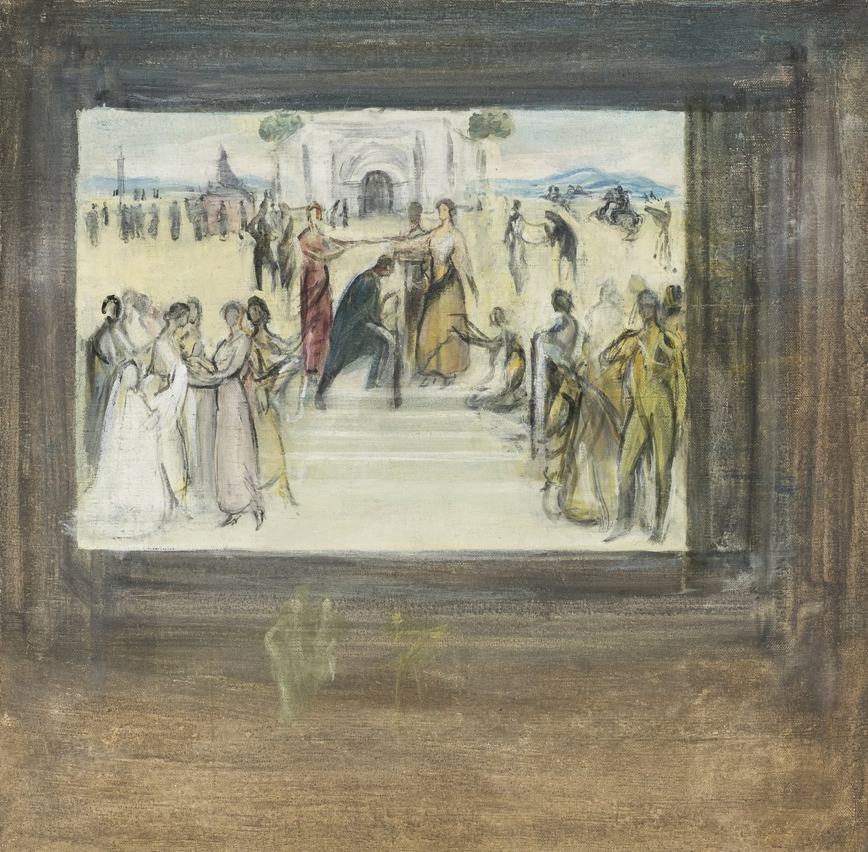 Bozzetto della Consacrazione della Copla da Julio Romero de Torres