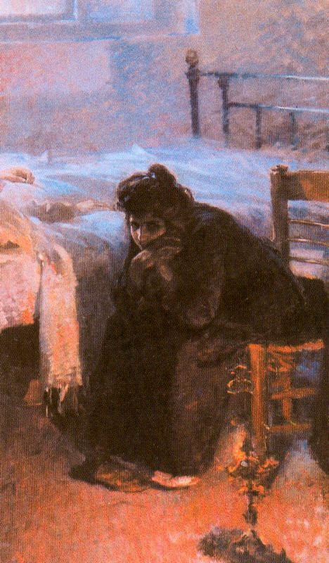 Ore di angoscia da Julio Romero de Torres