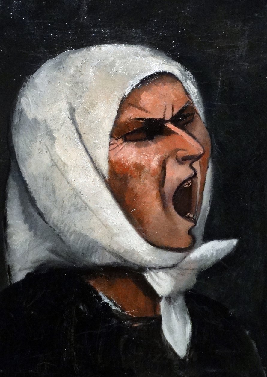 Montserat che grida" 1936 (dipinto) da Julio Gonzalez