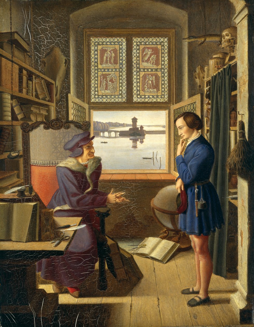 Mefisto e lo studente da Julius Oldach