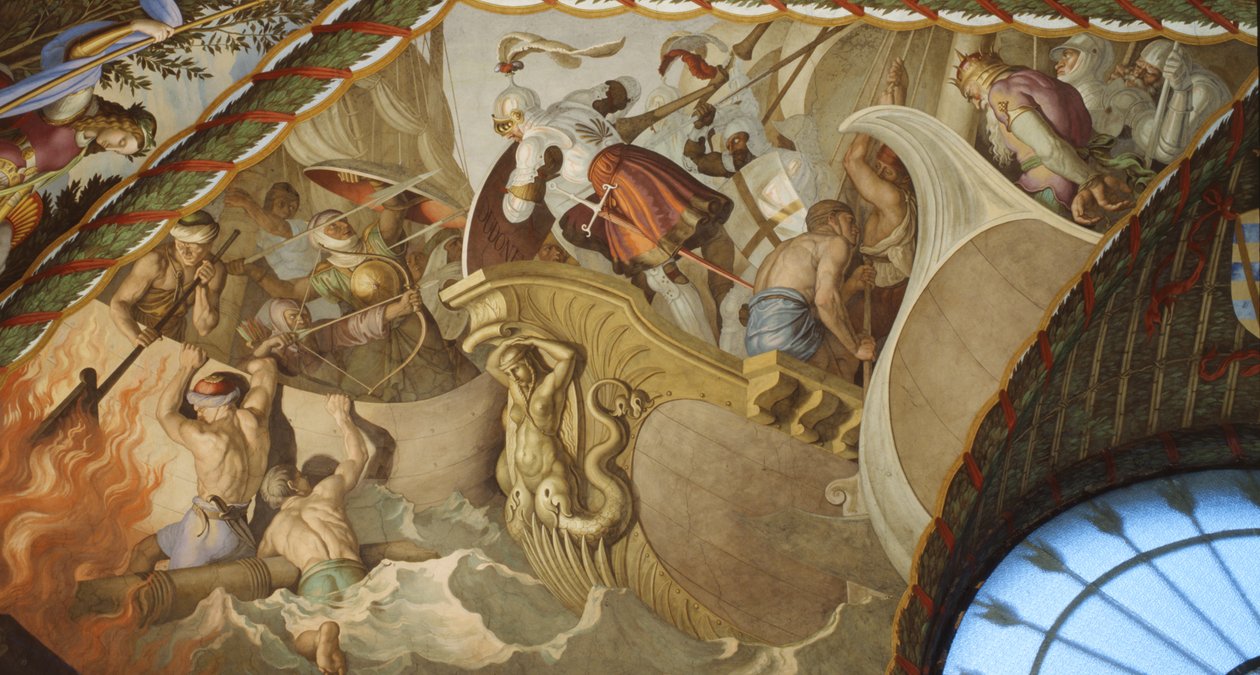 Battaglia navale da Julius Schnorr von Carolsfeld