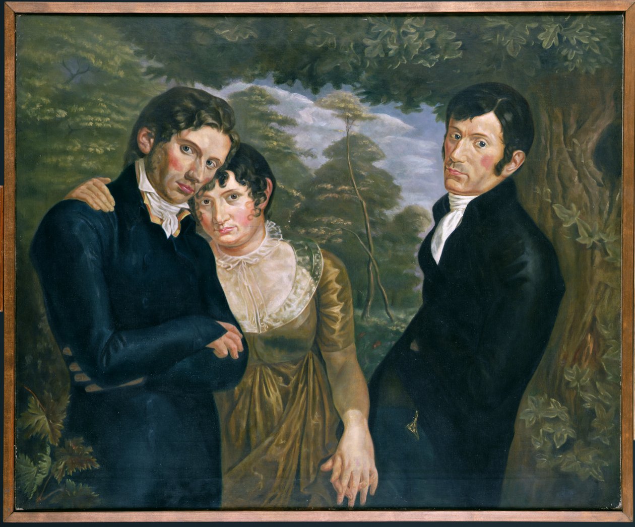 Copia di Noi Tre di Philipp Otto Runge da Julius August Friedrich Theodor von Ehren