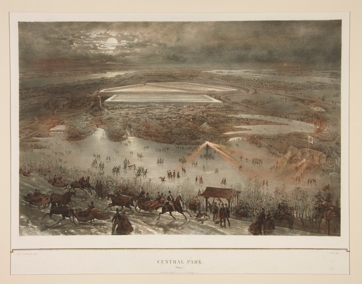 Central Park (Inverno) da Julius Bien