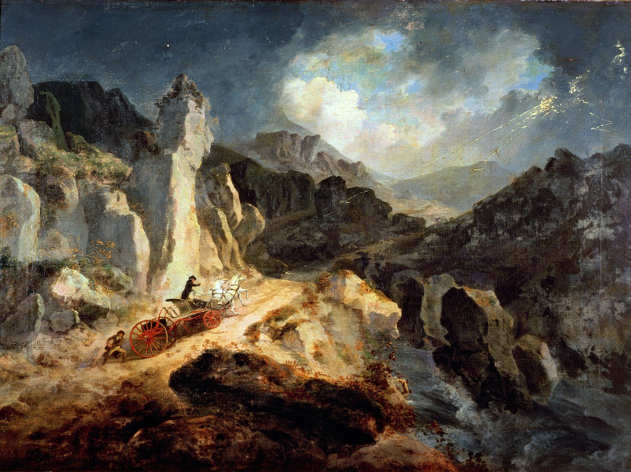 Un faeton in un temporale da Julius Caesar Ibbetson