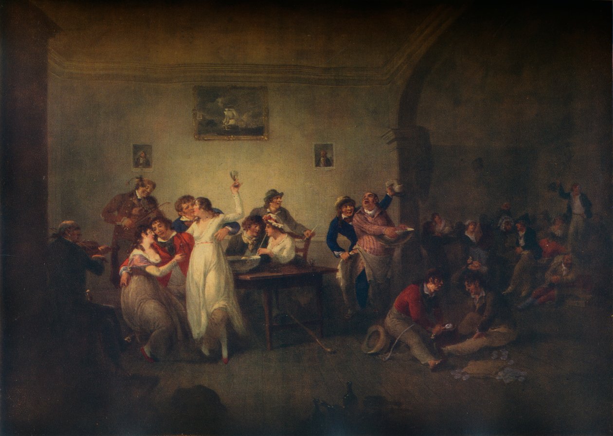 Il ritorno di un marinaio non sposato, c1800 da Julius Caesar Ibbetson